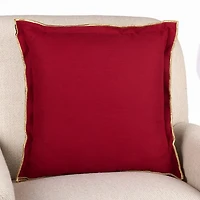 with Gold Trim Flange Pillow