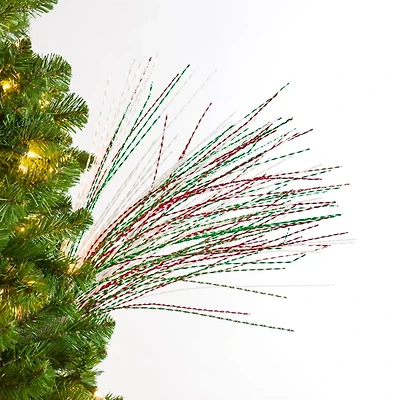 Red and Green Firework Tree Pick