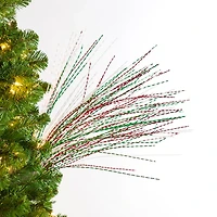 Red and Green Firework Tree Pick