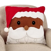 Jolly Santa Claus Square Pillow