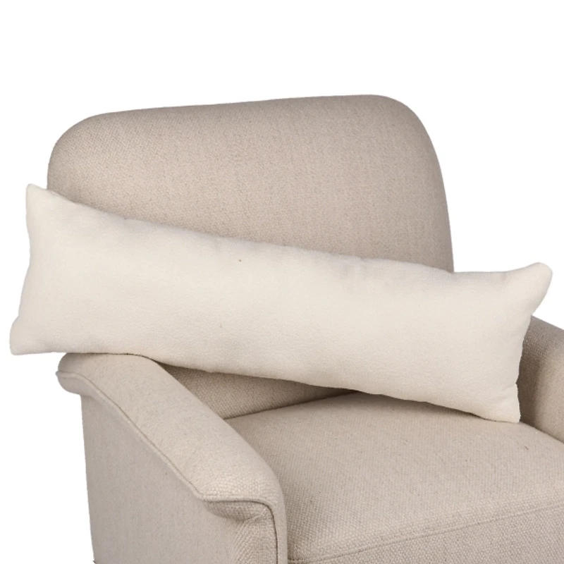 Beaded Boucle Merry Christmas Lumbar Pillow