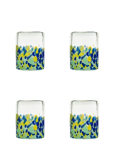 Mazatlan Double Old Fashioned Glasses, Set of 4