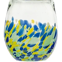 Mazatlan Stemless Wine Glasses, Set of 4