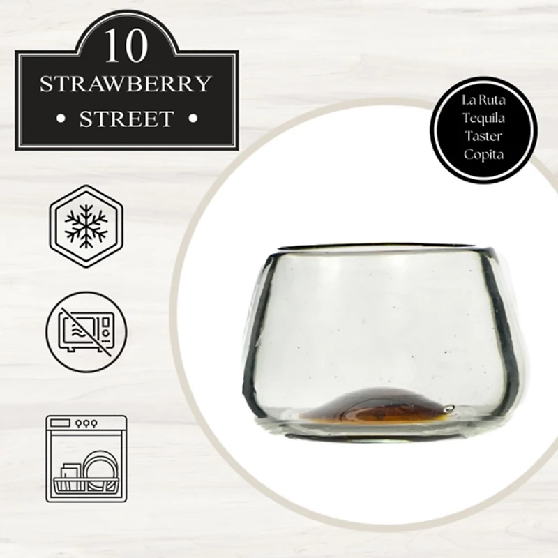 Amber La Ruta Stemless Wine Glasses, Set of 4