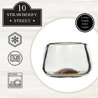 Amber La Ruta Stemless Wine Glasses, Set of 4