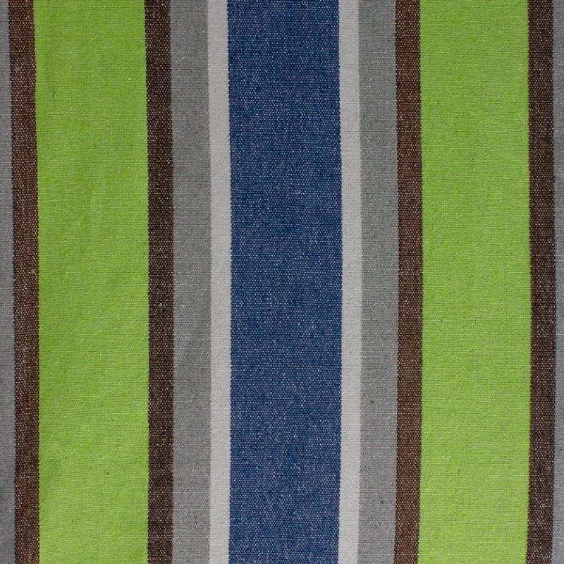 Green and Blue Striped 2-Person Double Hammock