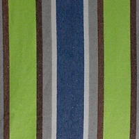 Green and Blue Striped 2-Person Double Hammock