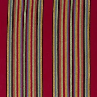 Red and Green Striped 2-Person Double Hammock