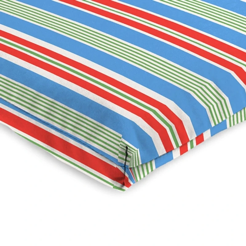 Striped Rolland Outdoor Chair Cushion