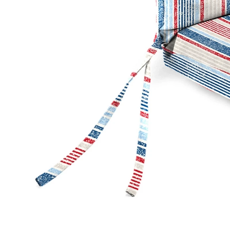 Distressed Stripe Outdoor Chair Cushion