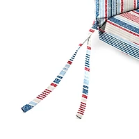 Distressed Stripe Outdoor Chair Cushion
