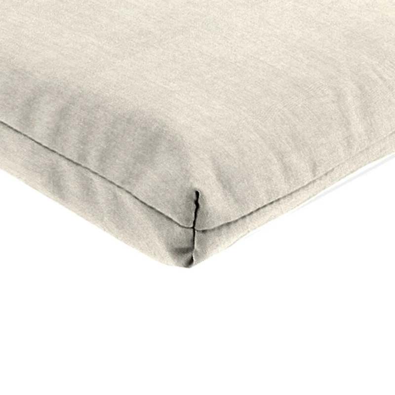 Solid Sand Outdoor Chair Cushion