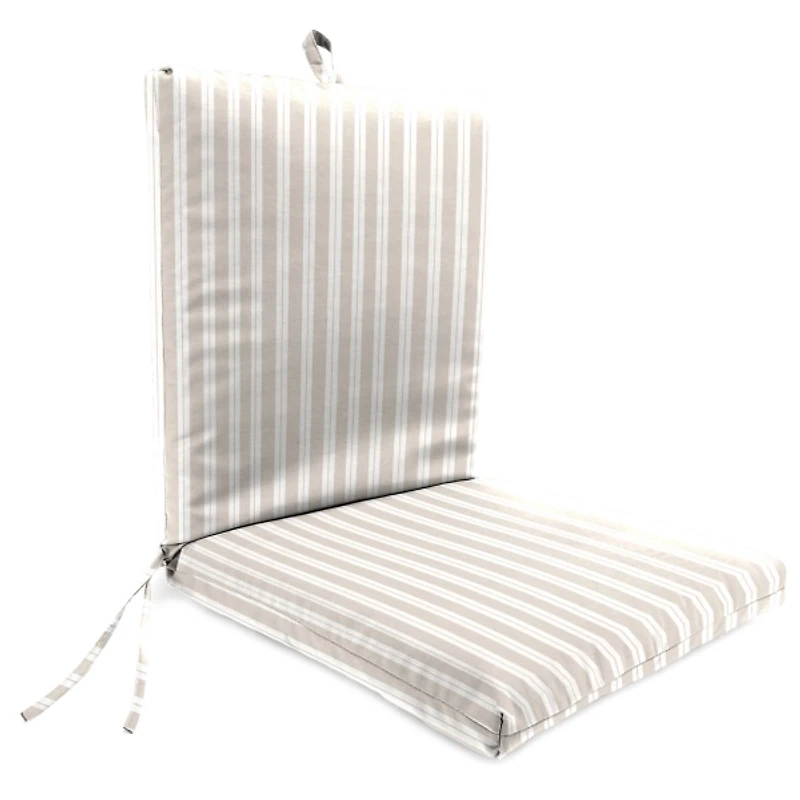 Sand Striped Outdoor Chair Cushion
