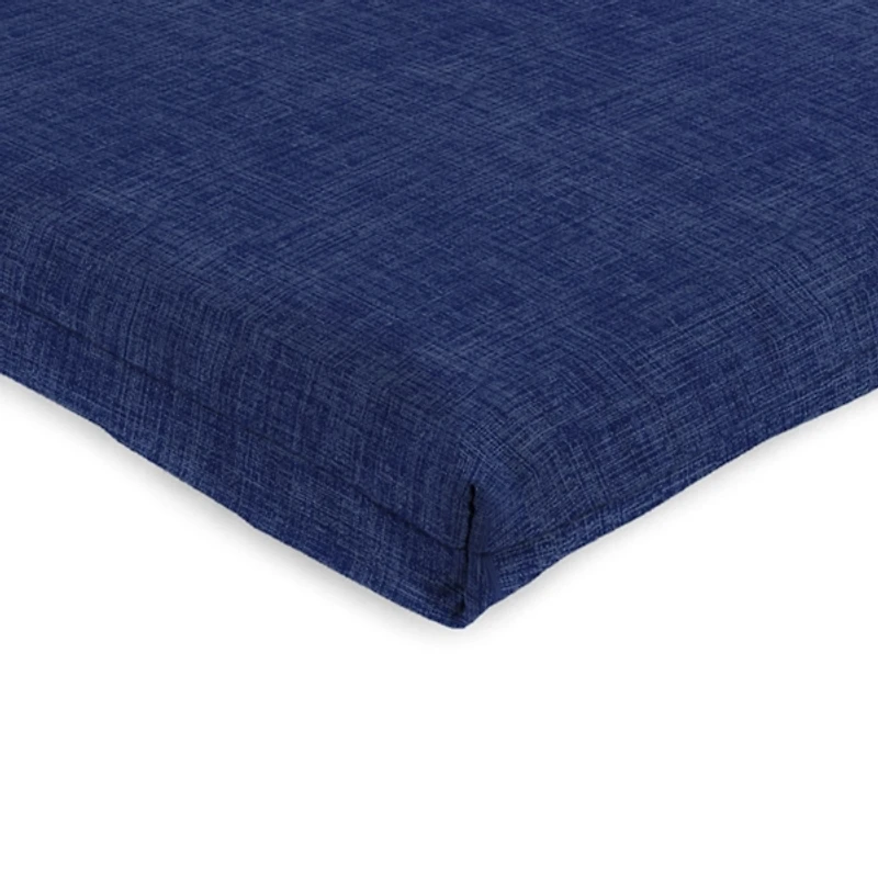 Indigo Crosshatch Outdoor Chair Cushion