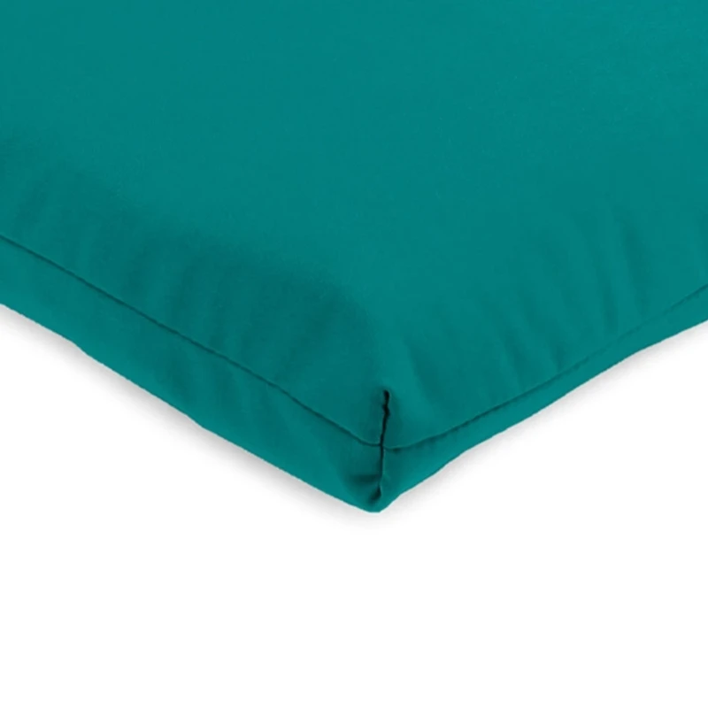 Solid Teal Outdoor Chair Cushion