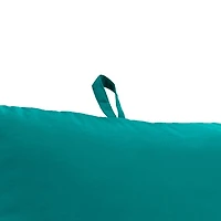 Solid Teal Outdoor Chair Cushion