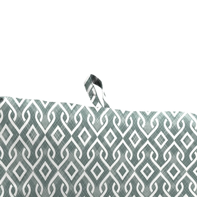 Volcanic Gray Lattice Outdoor Chair Cushion