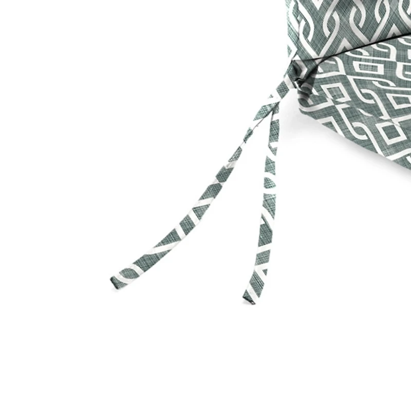 Volcanic Gray Lattice Outdoor Chair Cushion