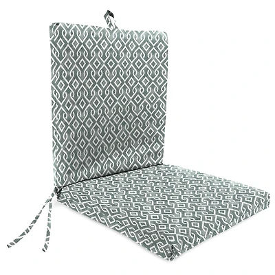 Volcanic Gray Lattice Outdoor Chair Cushion