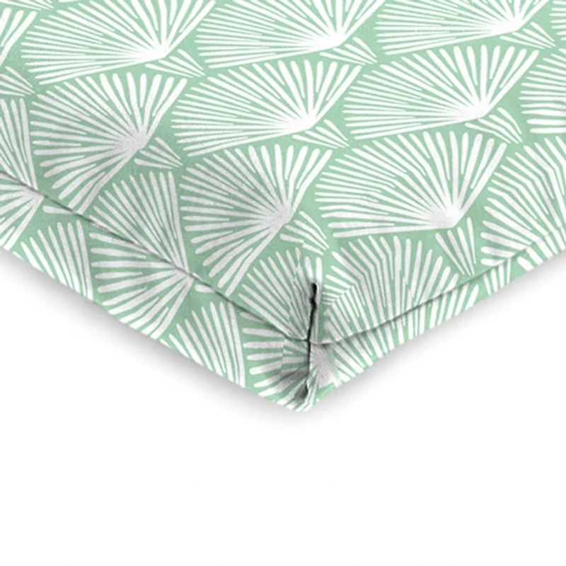Seagreen Geometric Outdoor Chair Cushion