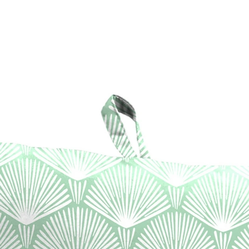 Seagreen Geometric Outdoor Chair Cushion