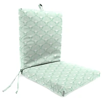 Seagreen Geometric Outdoor Chair Cushion