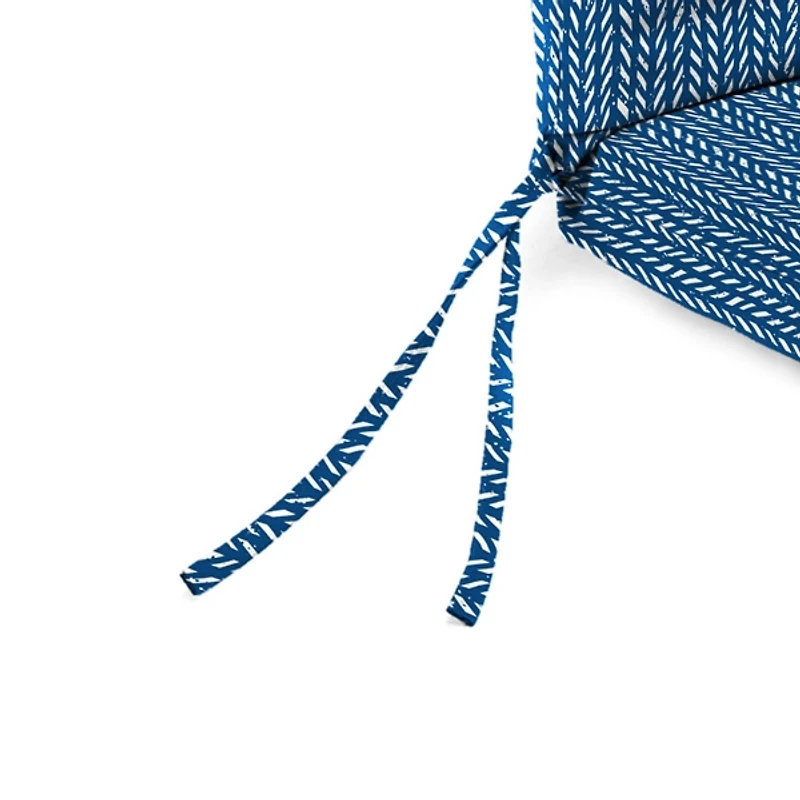 Navy Dash Outdoor Chair Cushion