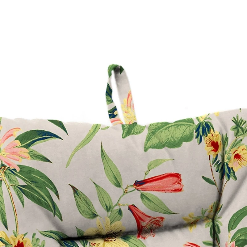 Norah Tropical Outdoor Wrought Iron Chair Cushion