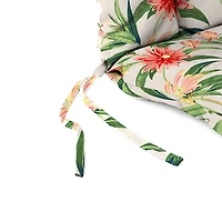 Norah Tropical Outdoor Wrought Iron Chair Cushion