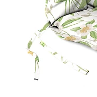 Cream Floral Outdoor Wrought Iron Chair Cushion