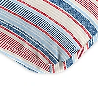 Distressed Stripe Outdoor Chair Cushion, 22x45