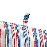 Distressed Stripe Outdoor Chair Cushion, 22x45
