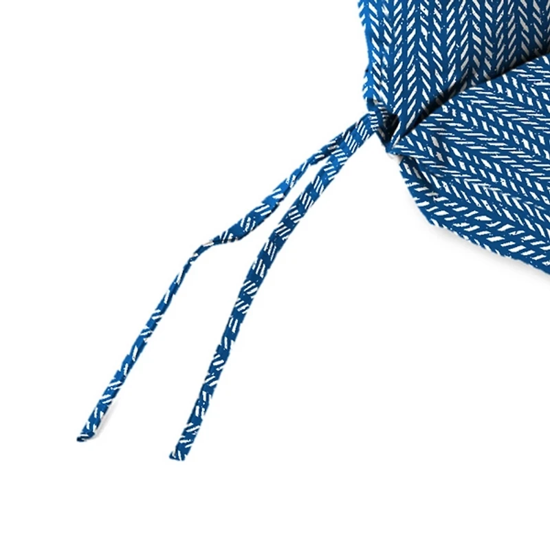 Navy Dash Outdoor Chair Cushion, 22x45
