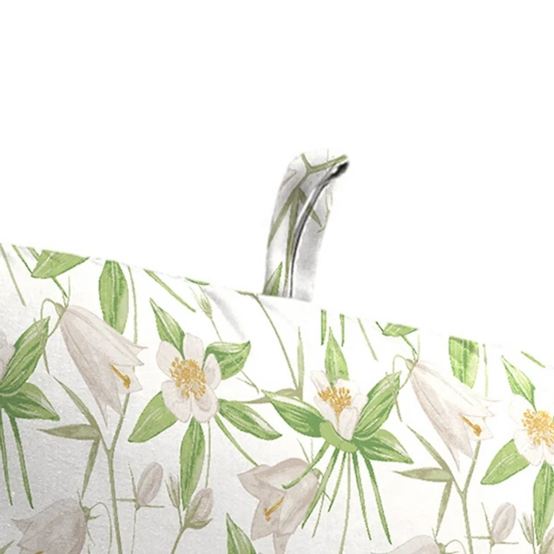Cream Floral Outdoor Chair Cushion, 22x45