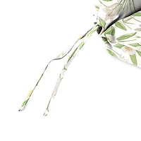 Cream Floral Outdoor Chair Cushion, 22x45