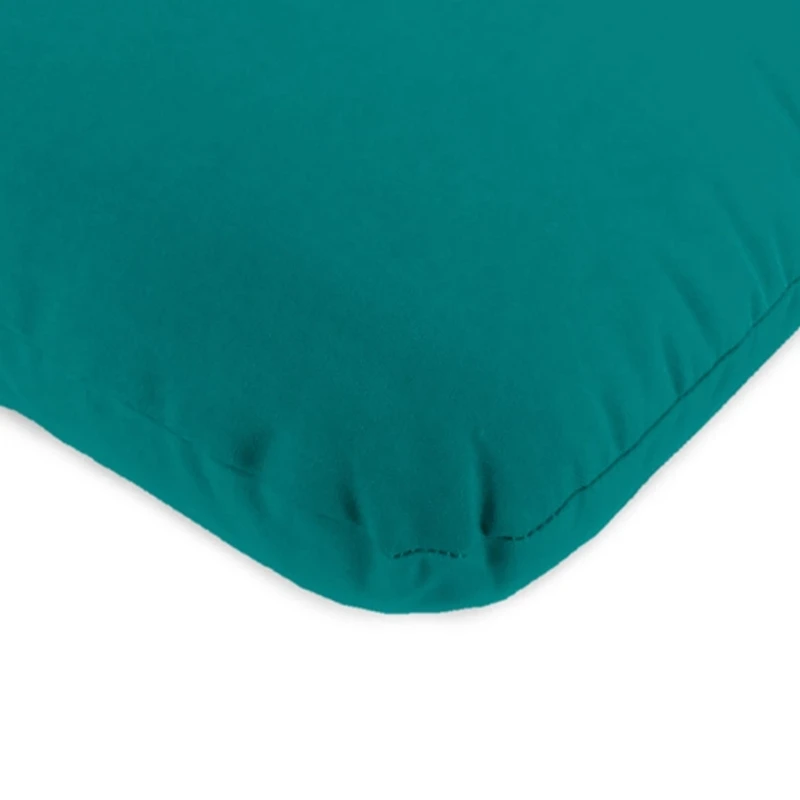 Solid Teal Outdoor Chair Cushion, 22x45