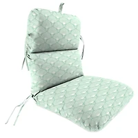 Seagreen Geometric Outdoor Chair Cushion, 22x45