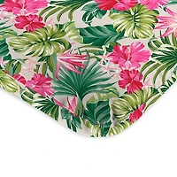 Pink Hibiscus Outdoor Chair Cushion, 22x45
