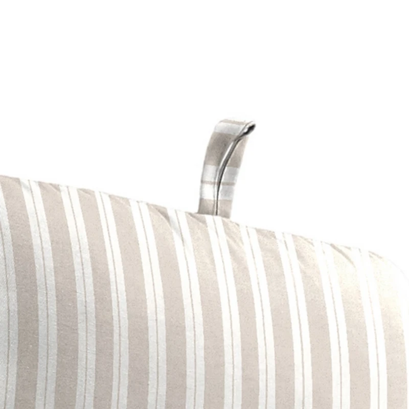 Sand Striped Outdoor Chair Cushion, 22x45
