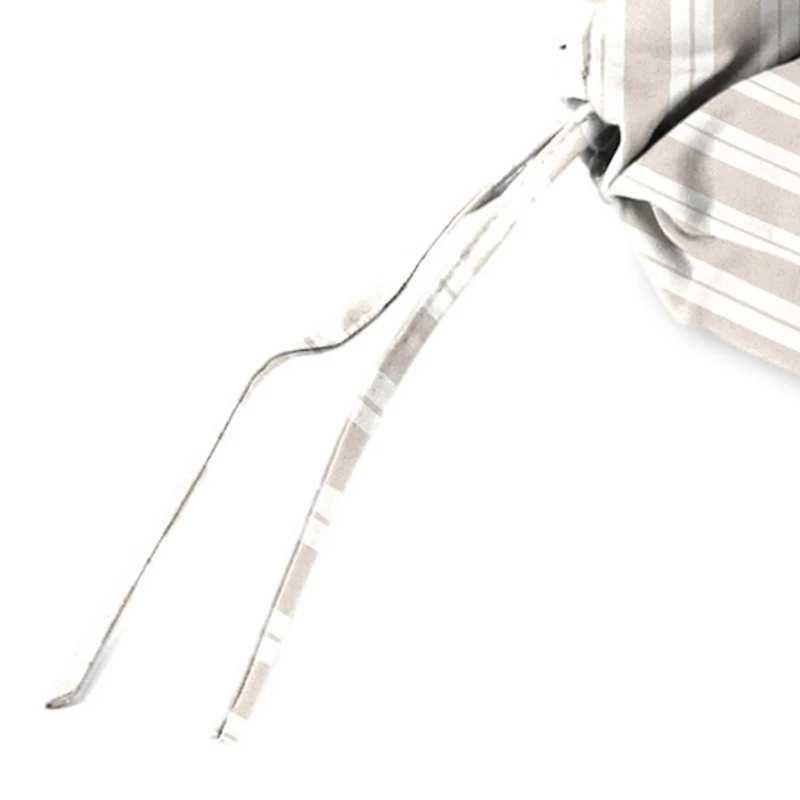 Sand Striped Outdoor Chair Cushion, 22x45