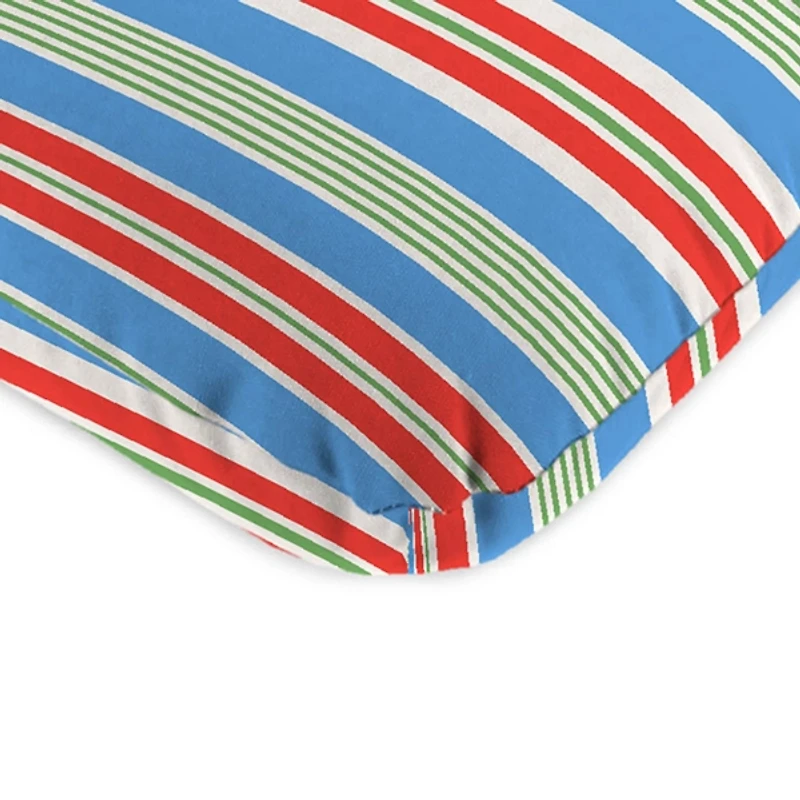 Striped Rolland Outdoor Chair Cushion, 22x45