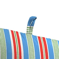 Striped Rolland Outdoor Chair Cushion, 22x45