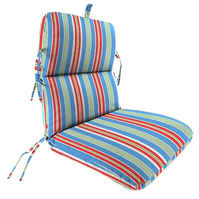 Striped Rolland Outdoor Chair Cushion, 22x45