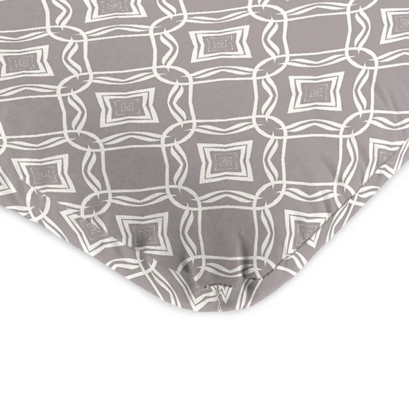 Gravel Geometric Outdoor Chair Cushion, 22x45