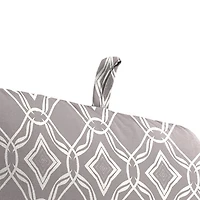 Gravel Geometric Outdoor Chair Cushion, 22x45