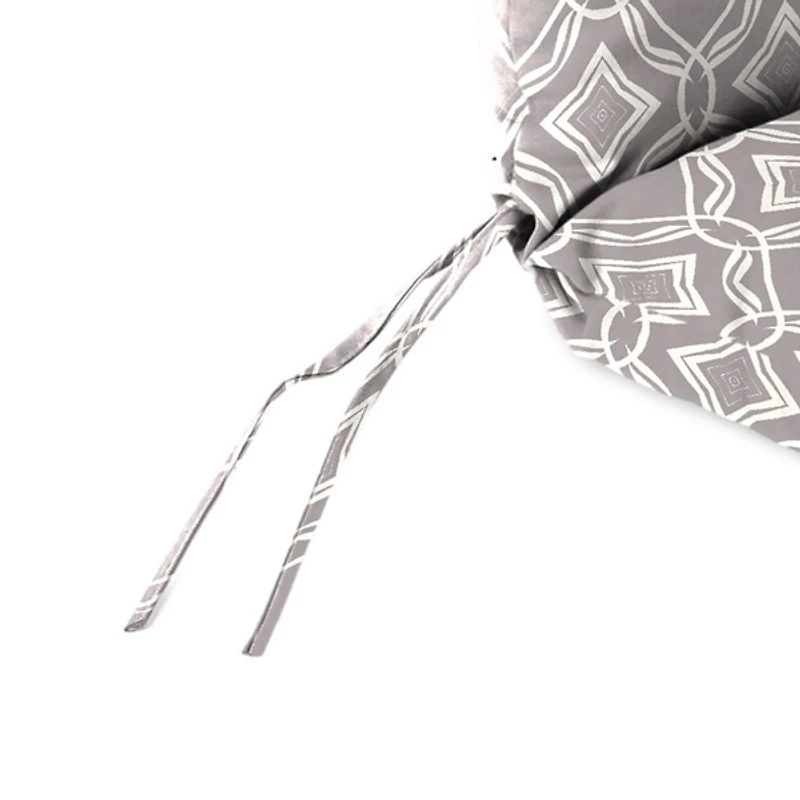 Gravel Geometric Outdoor Chair Cushion, 22x45