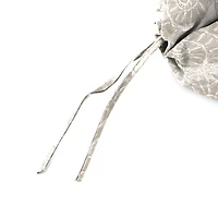 Taupe Conch Shell Outdoor Chair Cushion, 22x45