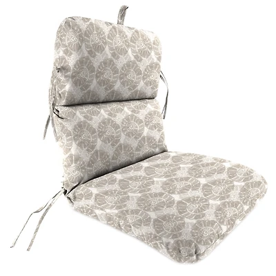 Taupe Conch Shell Outdoor Chair Cushion, 22x45