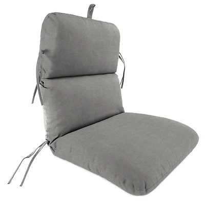 Graphite Crosshatch Outdoor Chair Cushion, 22x45