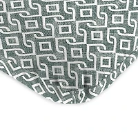 Volcanic Gray Lattice Outdoor Chair Cushion, 22x45